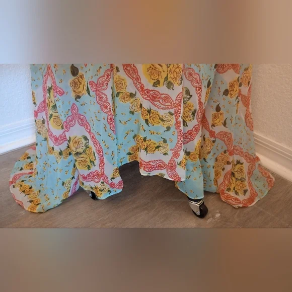 SALE NWT De La Vali Sheer Dress - Picture 13 of 13